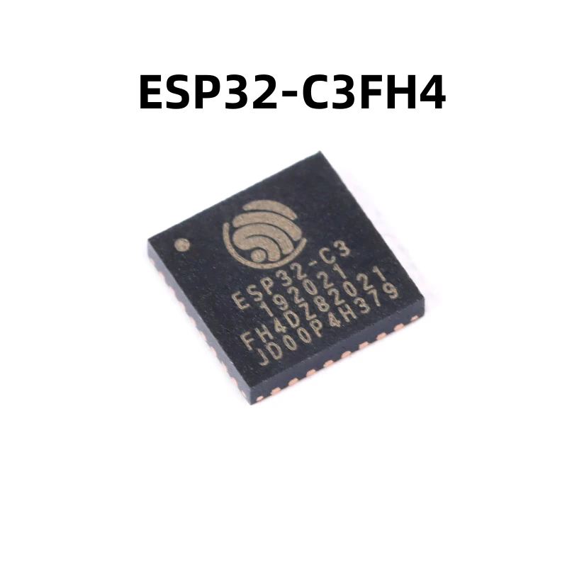 ESP32-C3FH4 QFN-32 原装正品 WiFi+蓝牙双模无线通信芯片32位MCU