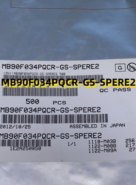 MB90F034PQCR-GS-SPERE2  12+ QFP100  原装现货