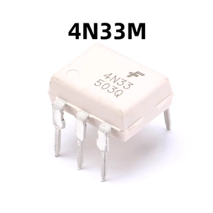 正品 4N33M 光電隔離器芯片 原裝 直插光耦 DIP