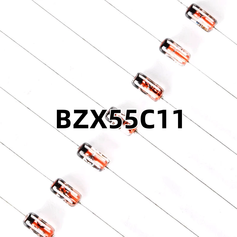 （200只）BZX55C11 DO-35 11V/0.5W 原装正品 直插稳压二极管