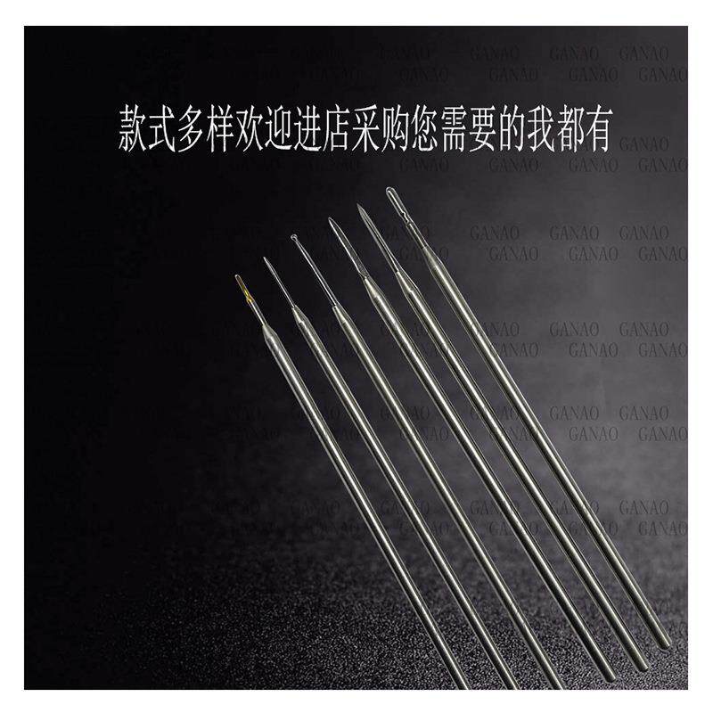 进口乌钢钢压圆形扁形银饰品刮光抛光钢压压光笔打金工具