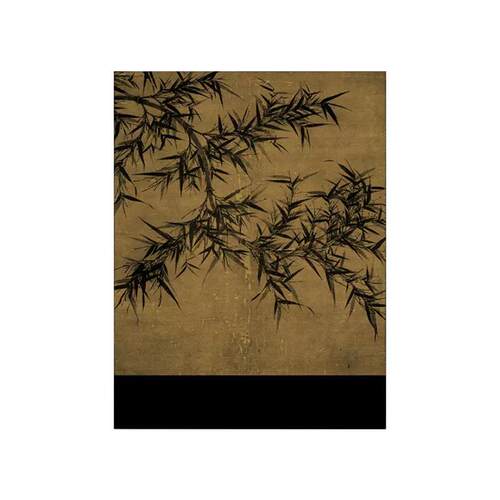墨竹中古风客厅背景墙装饰画中国风书房茶室水墨禅意挂画玄关壁画