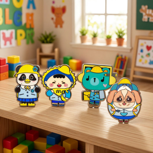 GMMTV卡通金属徽章挂件饰品