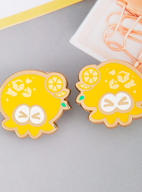 喷射战士3周边amiibo斯普拉遁徽章胸针挂件圣诞装饰摆件礼物吧唧