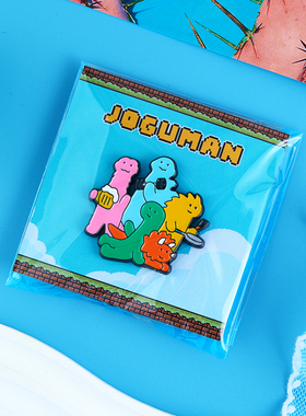 【好物体验专享】JOGUMAN小恐龙周边金属徽章挂件礼物Line Friend