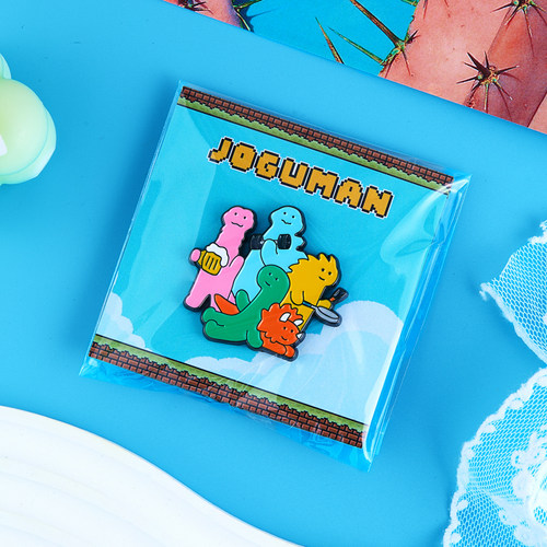 【好物体验专享】JOGUMAN小恐龙周边金属徽章挂件礼物Line Friend