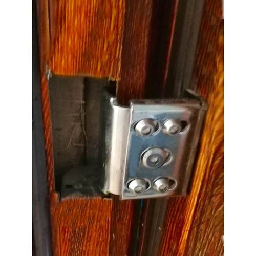 防盗门暗铰链十字可调节伸缩加厚型180度工业小区入户门隐形合页