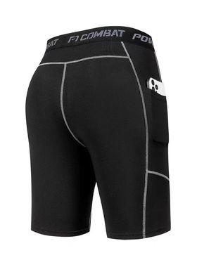 High Performance Men's Compression Shorts With Pocket - Quic