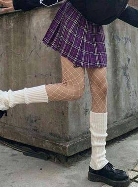 Women's White Leg Warmers Lolita Goth Hand Warmer Fashio