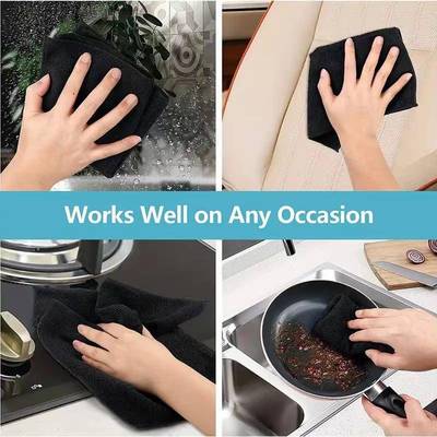 Kitchen dish cloths absorbent drying dish towel cleaning rag