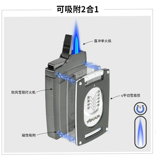 [Официальный флагманский магазин] US Xikar Xika Portable Cigar Cutting Wind -Reseprenge Leter Sigar набор инструментов 907