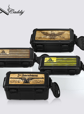 美国Cigar Caddy&Xikar便携式专用雪茄保湿盒男便携包高档雪茄盒