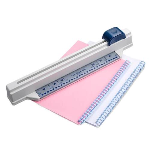 手推打孔器0孔活页本专用多功能打孔家用小型试卷文件手动打孔机