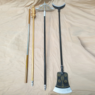 西游记师徒四人兵器全套唐僧孙悟空猪八戒沙僧兵器表演木质道具