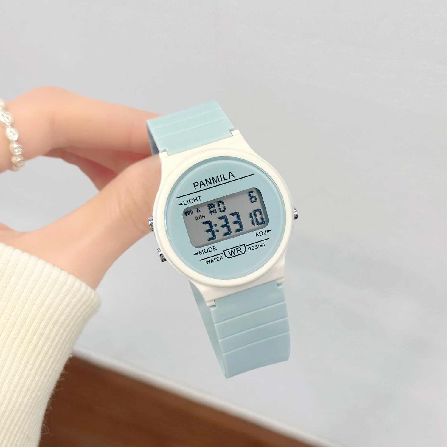 儿童电子表女款女学生初高中只看时间初中生女孩电子手表2026新款