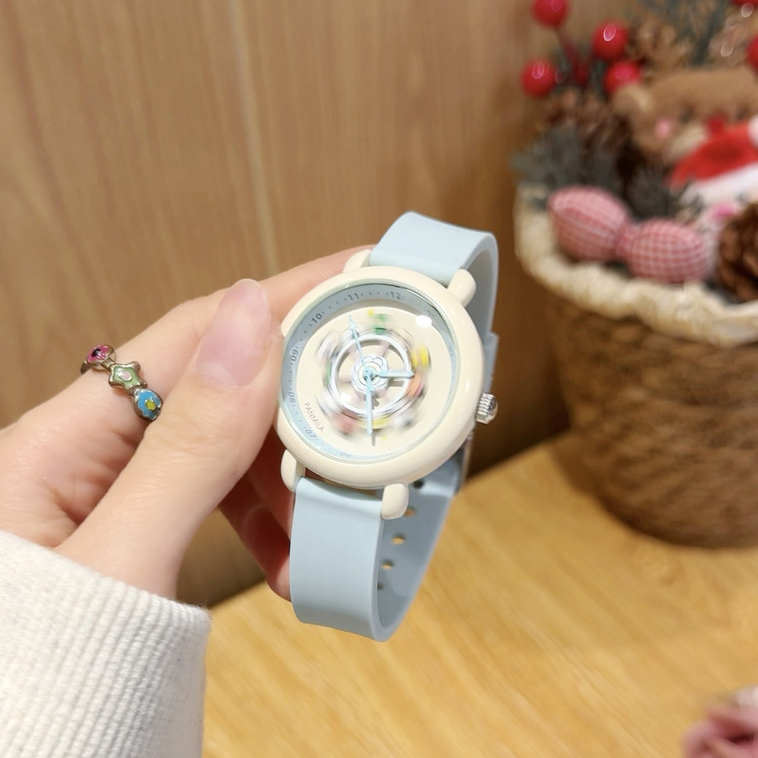 番米拉儿童手表女款女小学生只看时间学生女生专用防水ins风小众,手表,国产腕表,淘宝优惠券,粉丝福利购,淘宝优惠卷