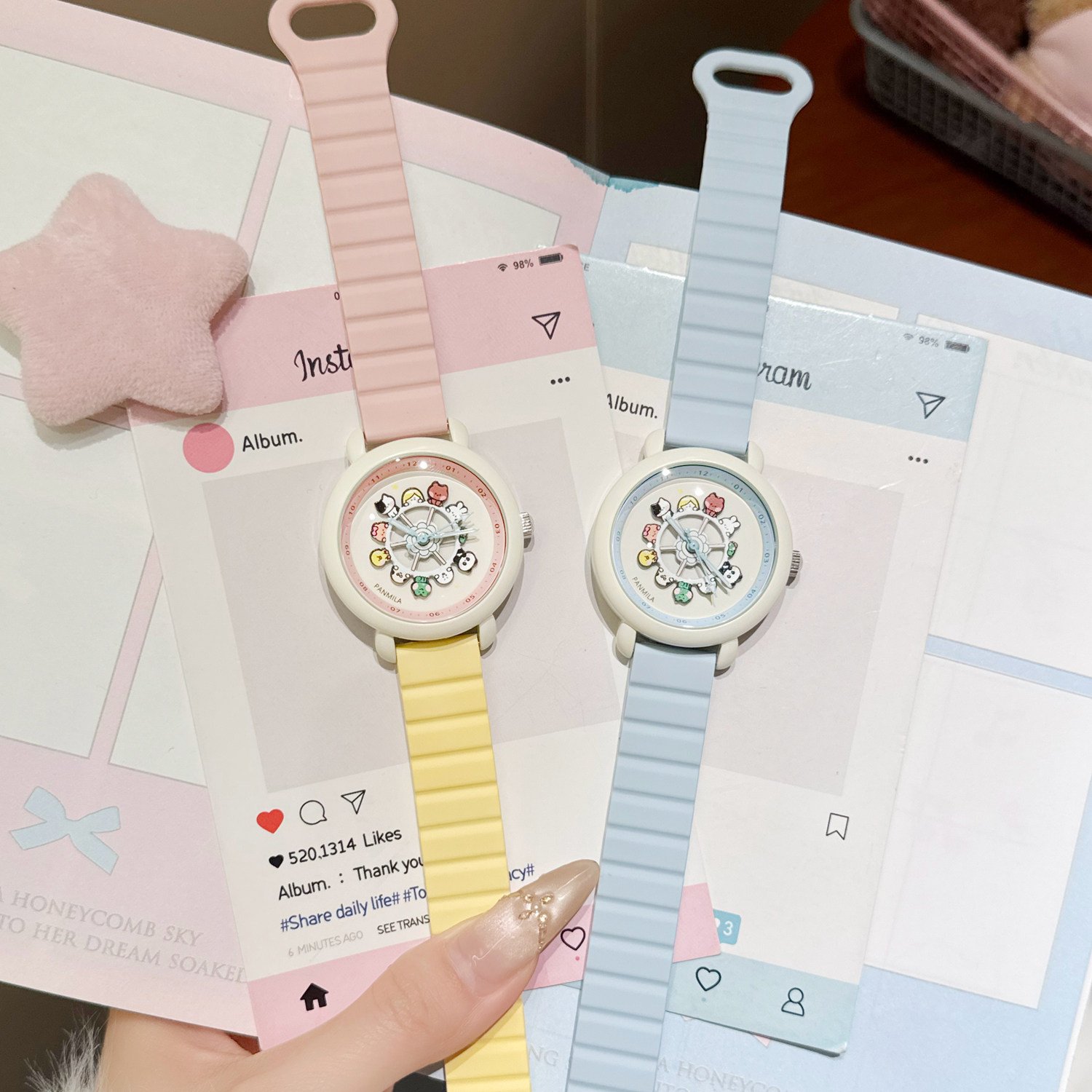 番米拉minini旋转摩天轮手表女