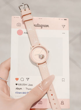 番米拉联名line friends minini 迷你Cafe 手表女学生初高中女款