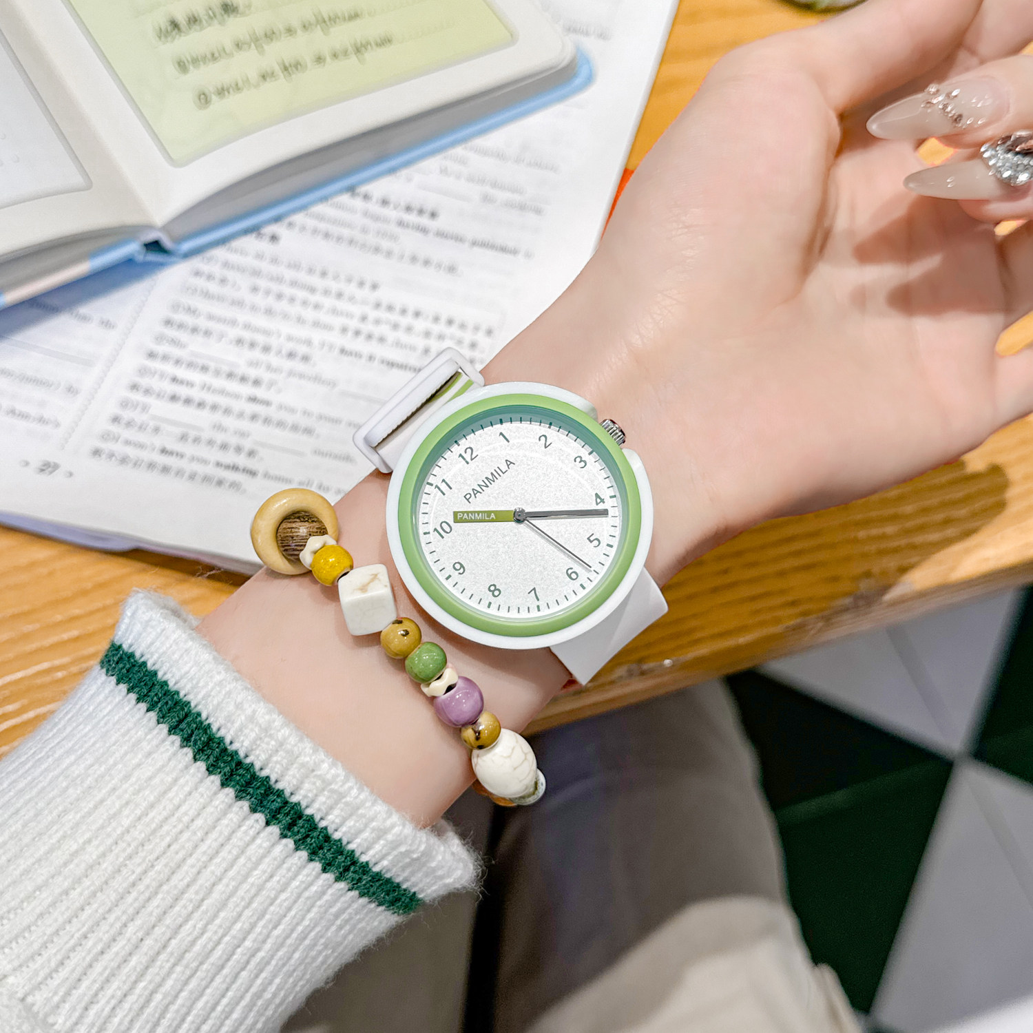 硅胶手表女一表多带可拆卸表壳