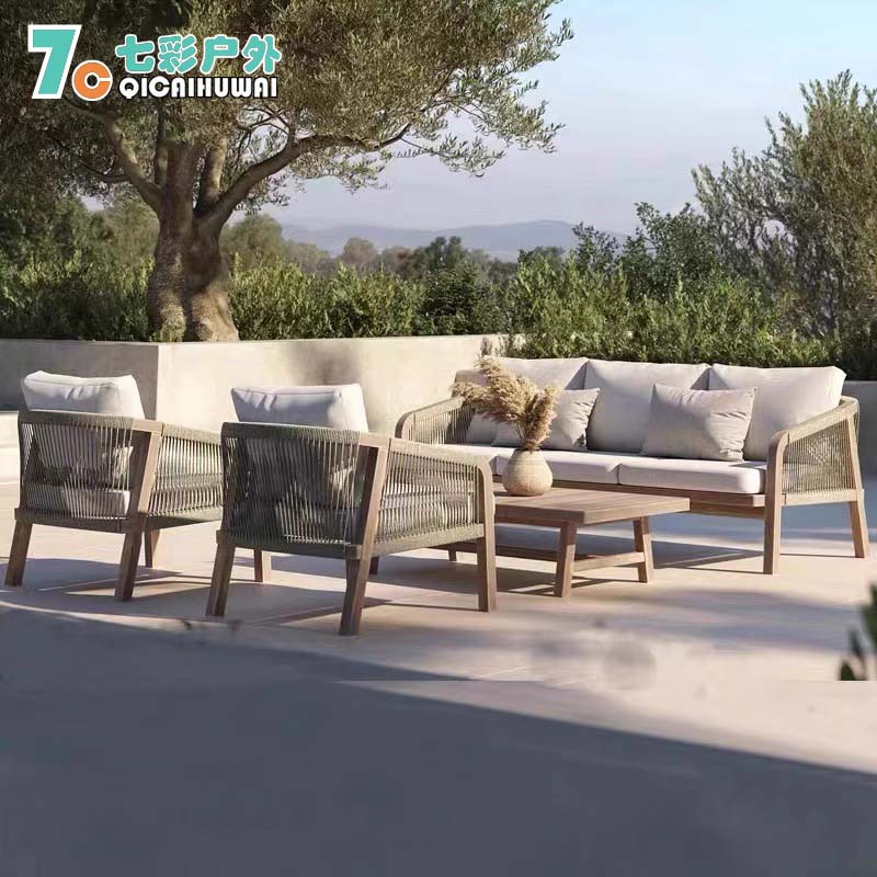 户外沙发庭院防腐实木