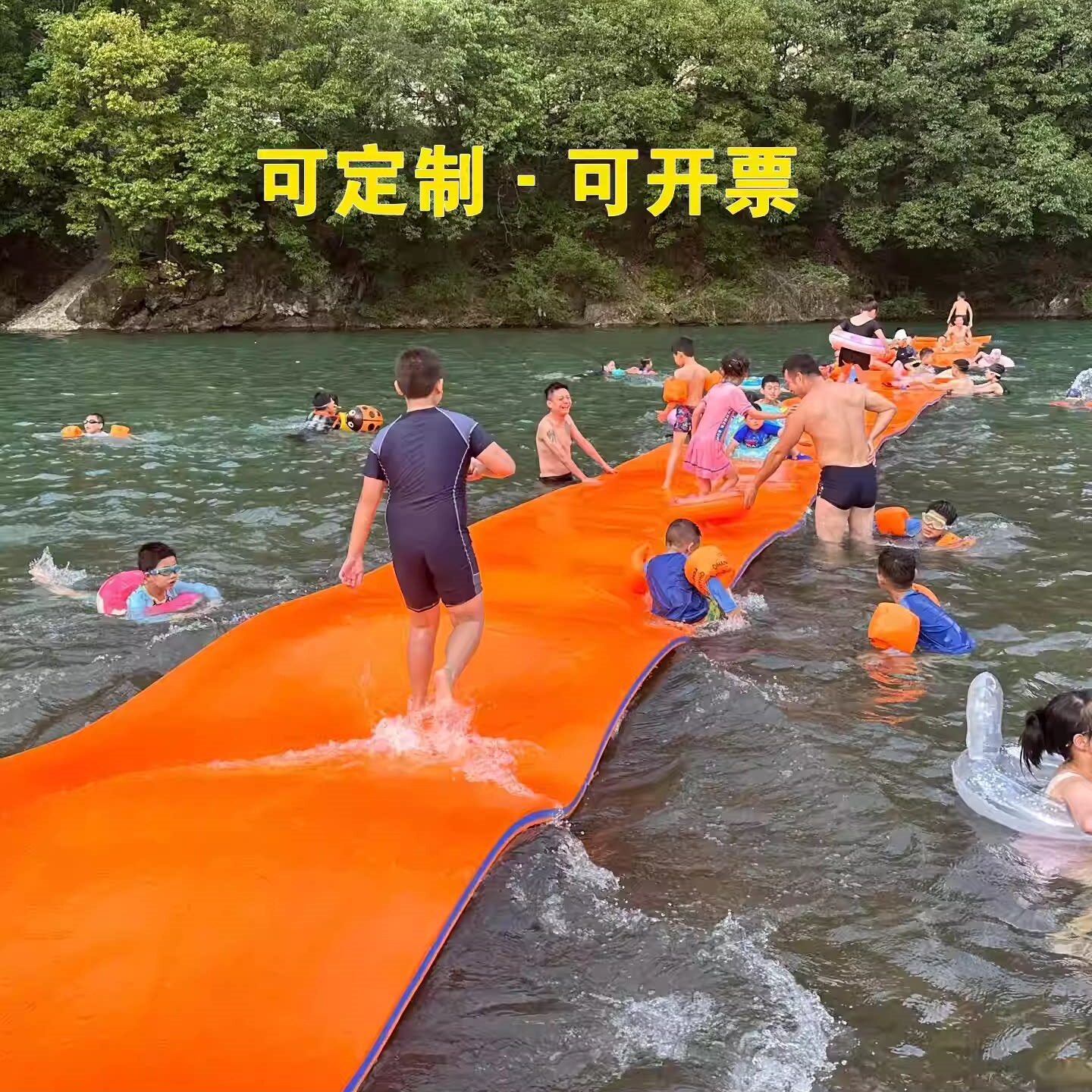 水上浮毯魔毯漂浮垫儿童游泳浮床浮排泡沫浮板海上漂浮毯神器浮台