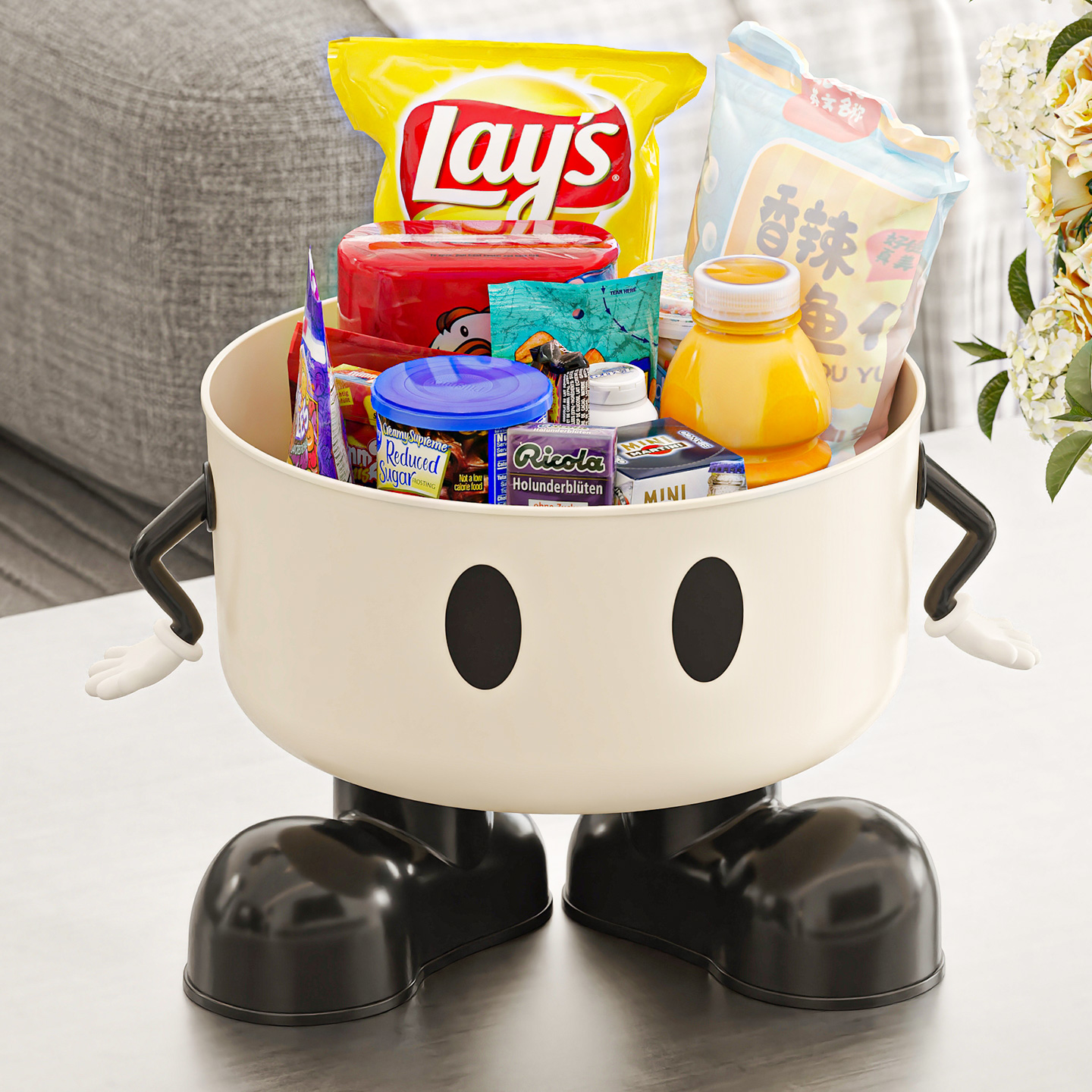 客厅茶几零食收纳盘香薰化妆品托 托盘玄关杂物盘家用水果盘桌面