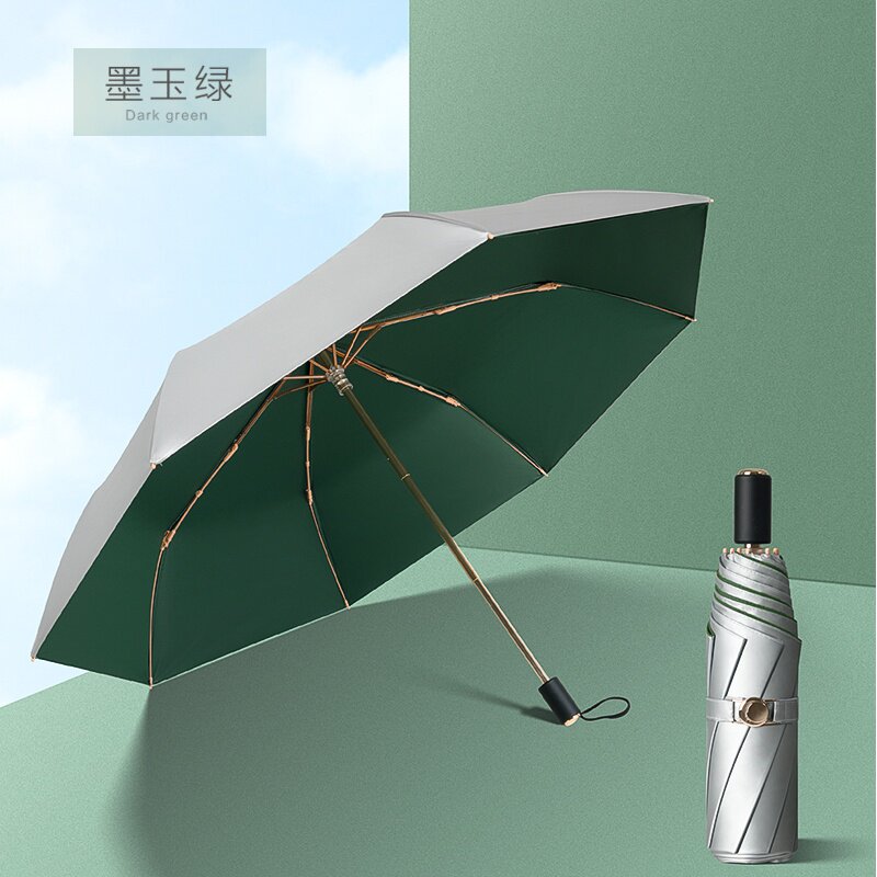 双层遮阳伞女防晒抗UV折叠遮阳伞2022年FP夏季户外晴雨两用男.u.