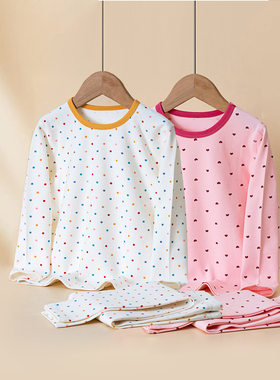 新款秋冬儿童秋衣秋裤套装童纯棉家居服套装女童保暖内衣