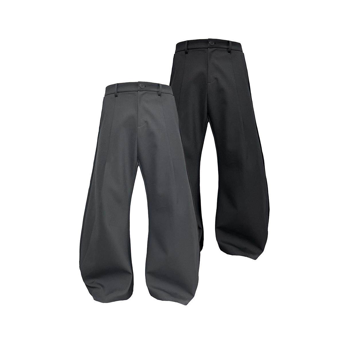 JCAESAR MACHETE PANTS 活页弯刀裤 立体剪裁 阔腿版型 双色西裤图片