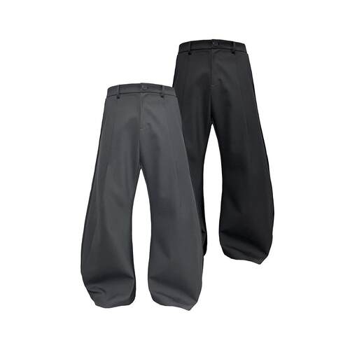 JCAESAR MACHETE PANTS 活页弯刀裤 立体剪裁 阔腿版型 双色西裤