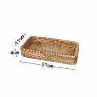 Desktop cosmetics wooden storage tray, storage drawer, skincare cabinet, dressing table, shelf, organizing box thumbnail 2