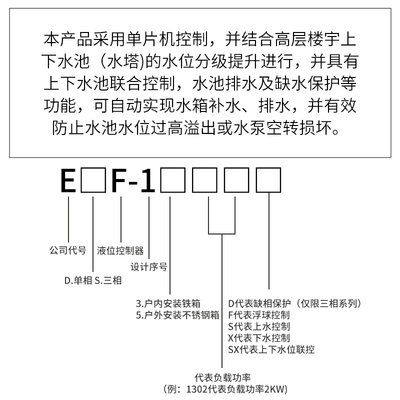 全自动浮球抽水泵智n能液位控制器三相电缺相保护单相水箱水位开