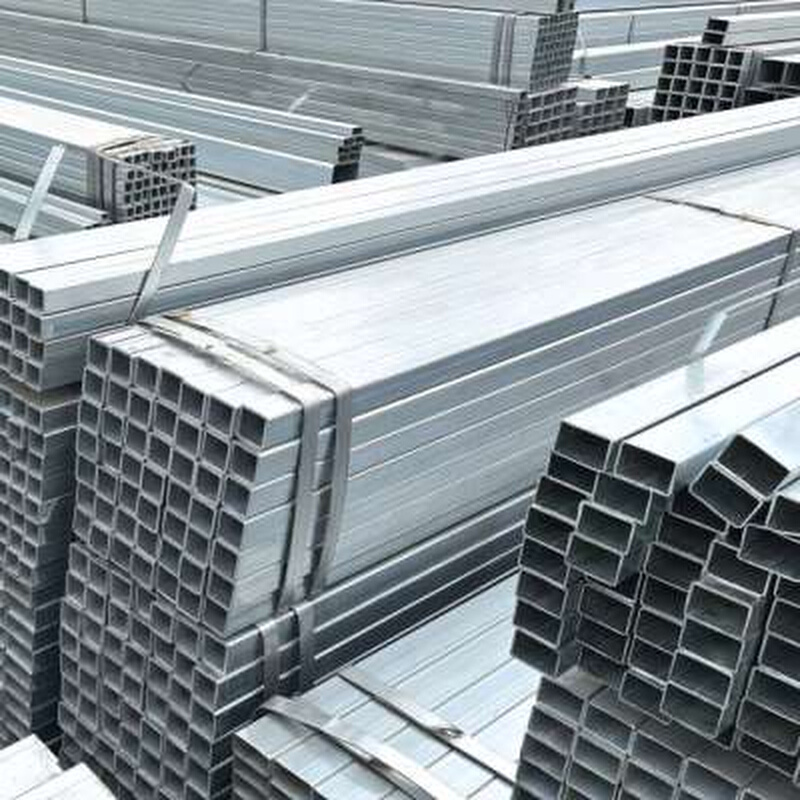 镀锌方管钢管镀锌管钢材铁管方钢白钢管矩形管热浸镀锌型材管材