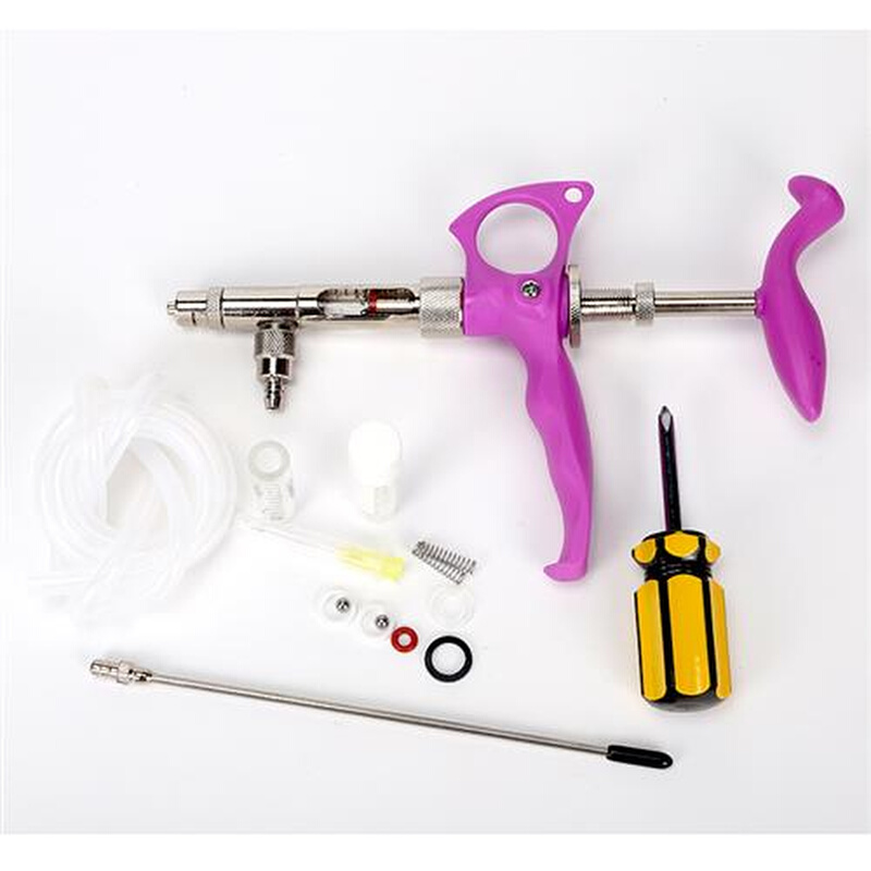 兽用连续注射疫苗器推进器鸡用猪用注射器带针头可打油苗注射针器