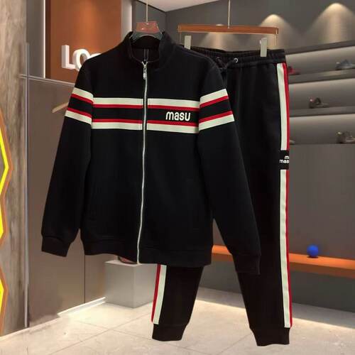 男士春季新款套装休闲运动