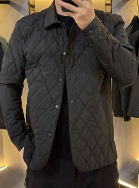 【现货】25340冬季男士棉服外套新品薄棉绗缝设计商务百搭外套古