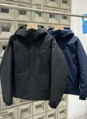 【现货】7563冬季新款男士户外连帽冲锋衣保暖羽绒服时尚高端百搭