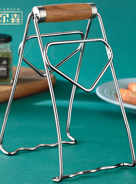 304不锈钢防烫夹砂锅蒸菜夹子提盘器取碗碟夹厨房神器 防滑取盘夹