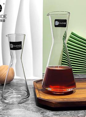 捷克duende原装进口水晶玻璃分酒壶家用葡萄酒醒酒器青酒瓶量酒器