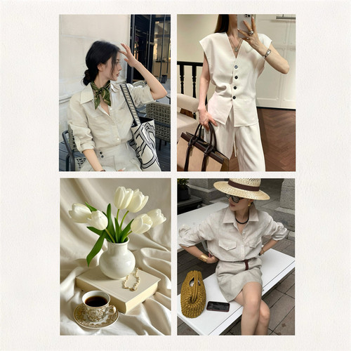 ins风服装店海报韩系装饰画工作室档口拍照氛围感背景墙布置墙贴