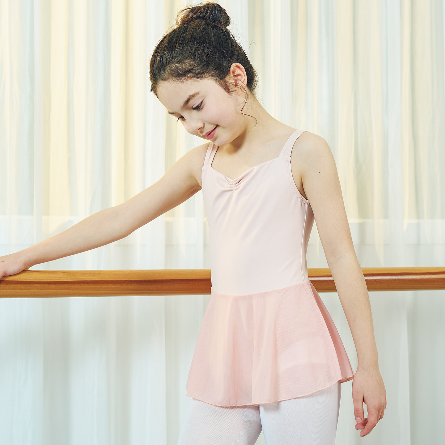 舞蹈服儿童女吊带芭蕾舞练功服舞蹈体操服演出服艺考专业训练服