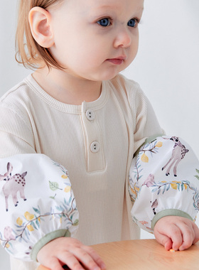 男童女童防污耐脏袖套秋冬婴幼儿袖头可爱宝宝套袖儿童卡通小护袖