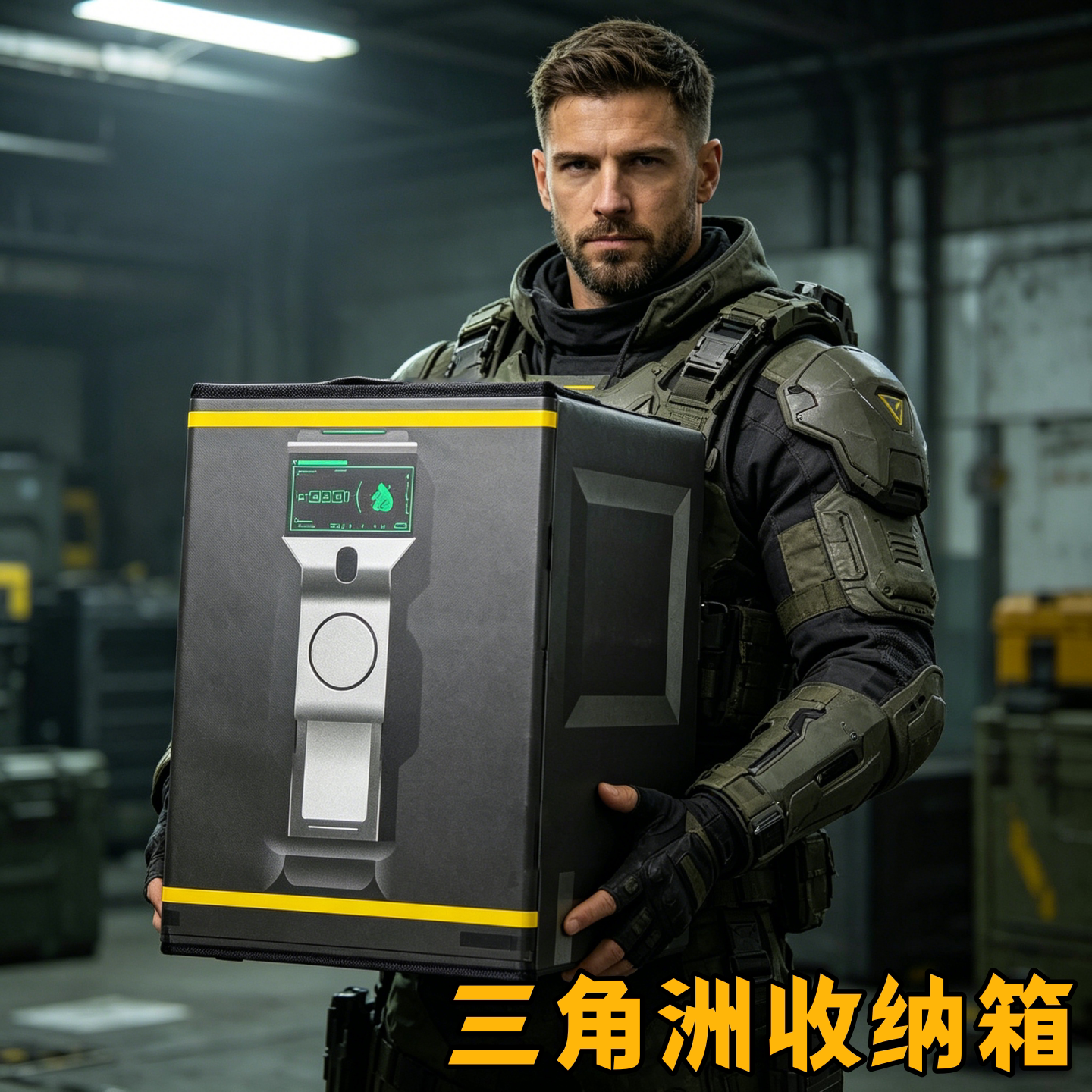 三角洲大保险可折叠桌面收纳箱