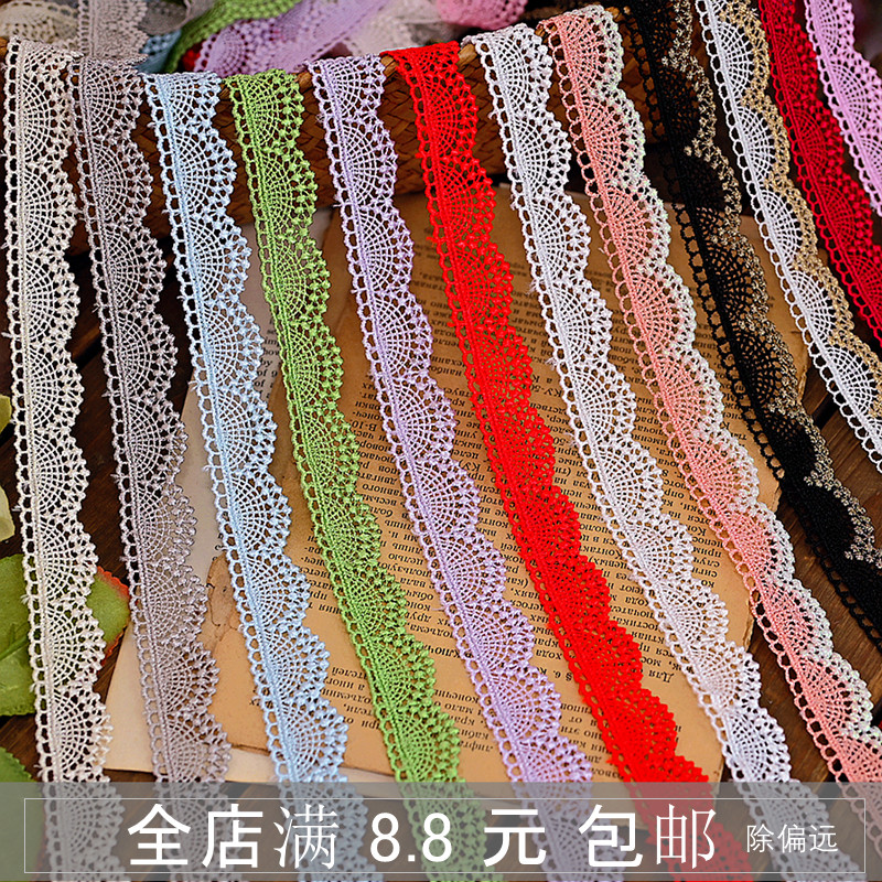 2厘米宽 金丝镂空刺绣蕾丝花边辅料 手工DIY服装拼接装饰花边布料
