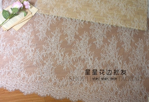 长3米宽1.5米i出口欧美睫毛蕾丝花边辅料手工diy装饰蕾丝面料布料