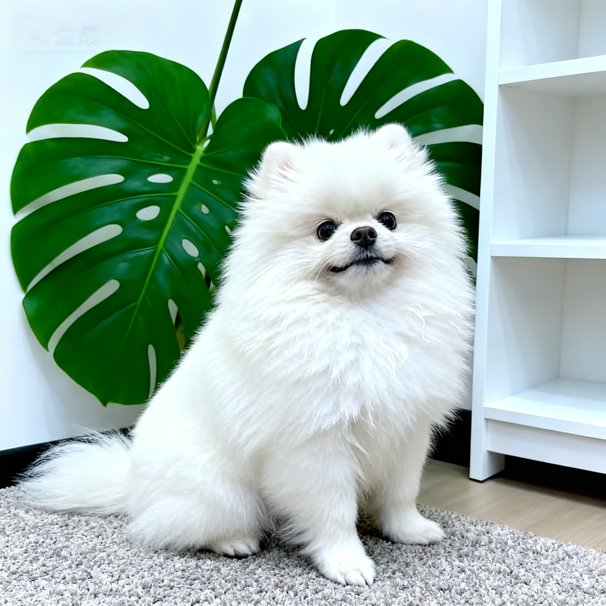 博美幼犬精品幼崽可爱小茶杯袖珍