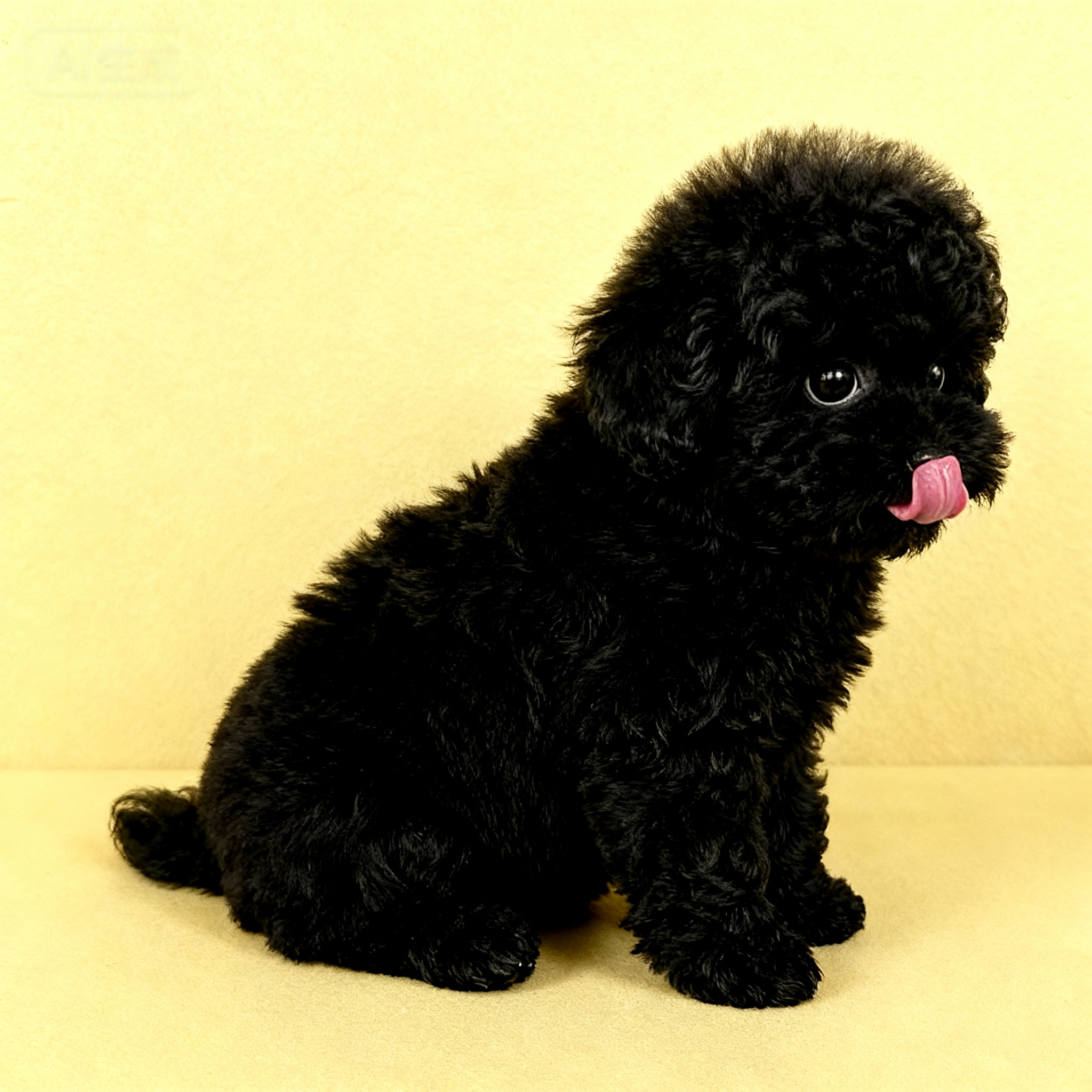 泰迪幼犬黑网红狗幼崽家庭色精品