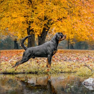 罗威纳幼犬狗狗看家狗狩猎犬霸气虎头不掉毛活体护院狼狗小狗活泼