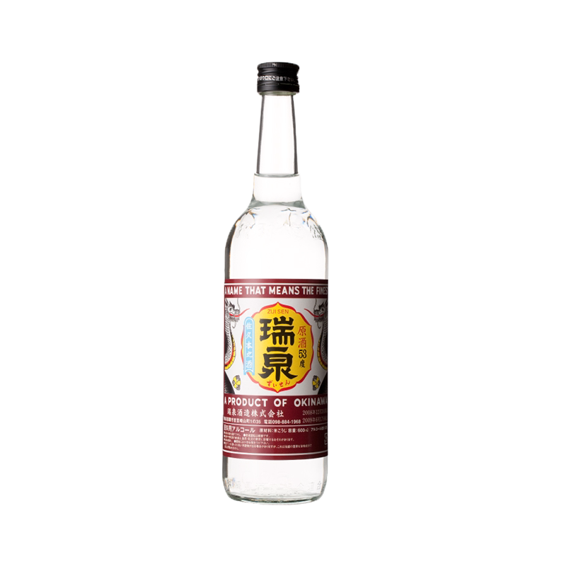 【限时特价】瑞泉原酒53度600ml日本冲绳进口烧酒高度宫崎琉球