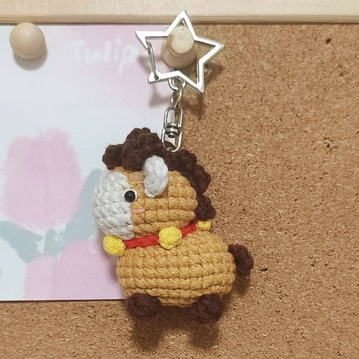 diy手工毛线钩针编织小马挂件材料包钥匙扣包挂解闷创意手作送人,服饰配件/皮带/帽子/围巾,DIY编织材料包,淘宝优惠券,粉丝福利购,淘宝优惠卷